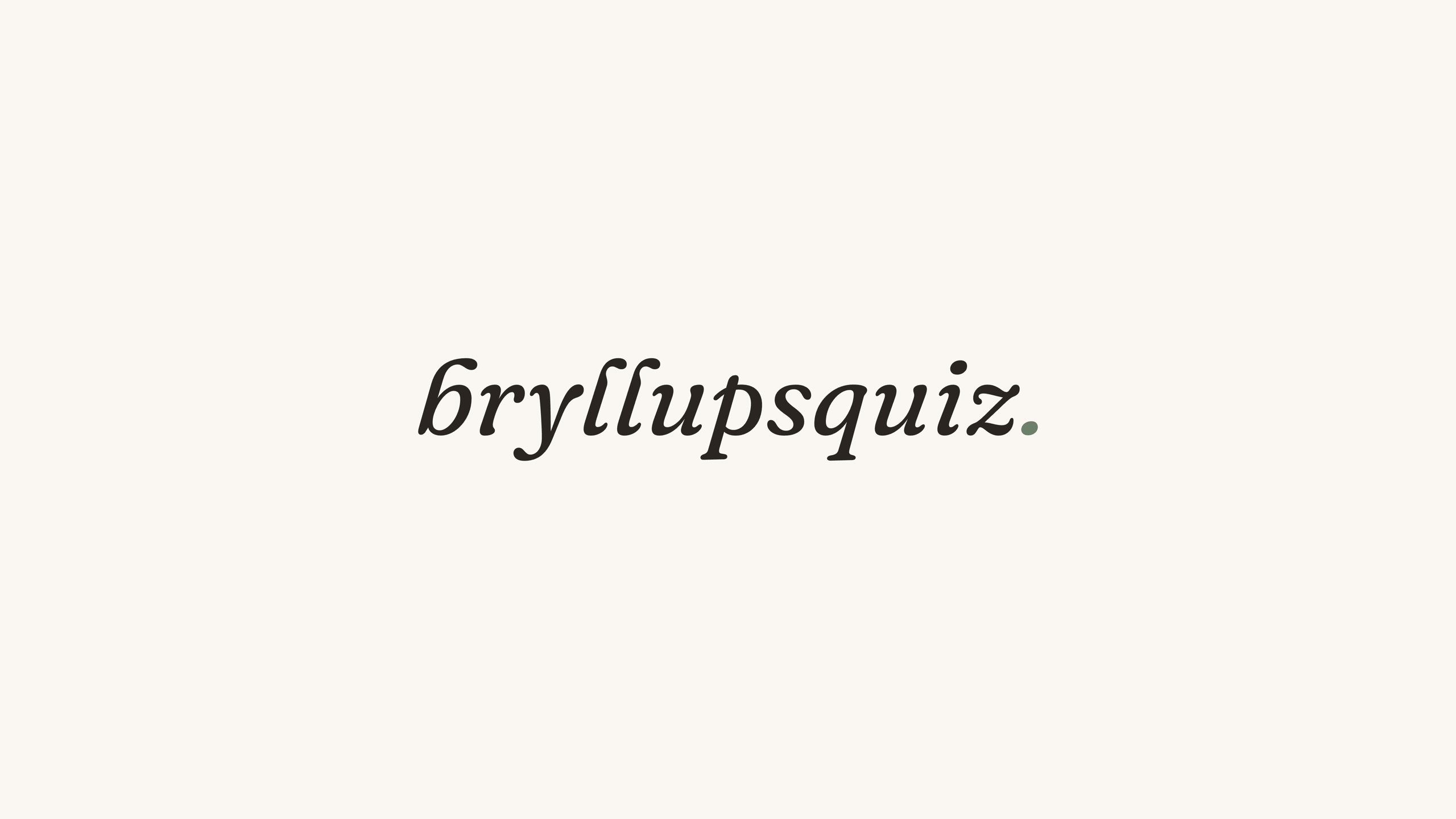 Bryllupsquiz